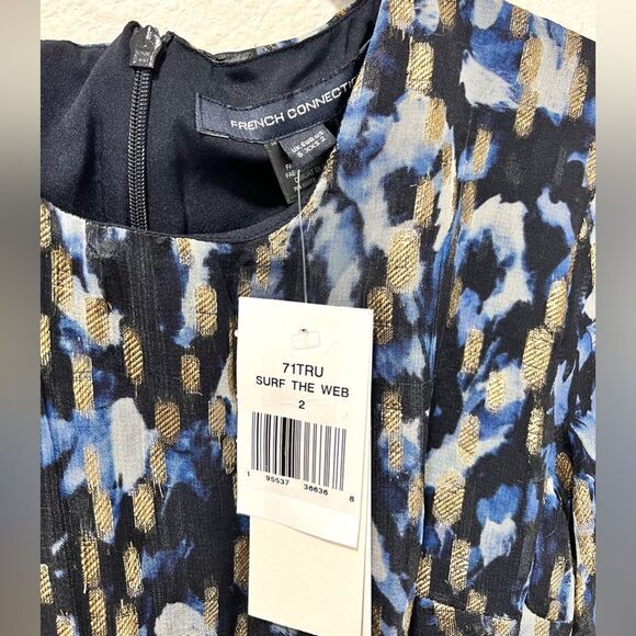 FRENCH CONNECTION Bodine Cutout Mini Dress Size 2 - Picture 9 of 14